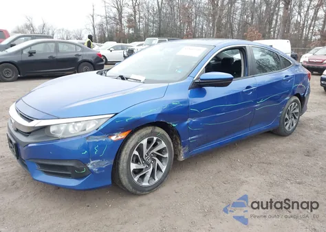 2018 Honda Civic Ex from USA, damaged, VIN 2HGFC2F79JH592711